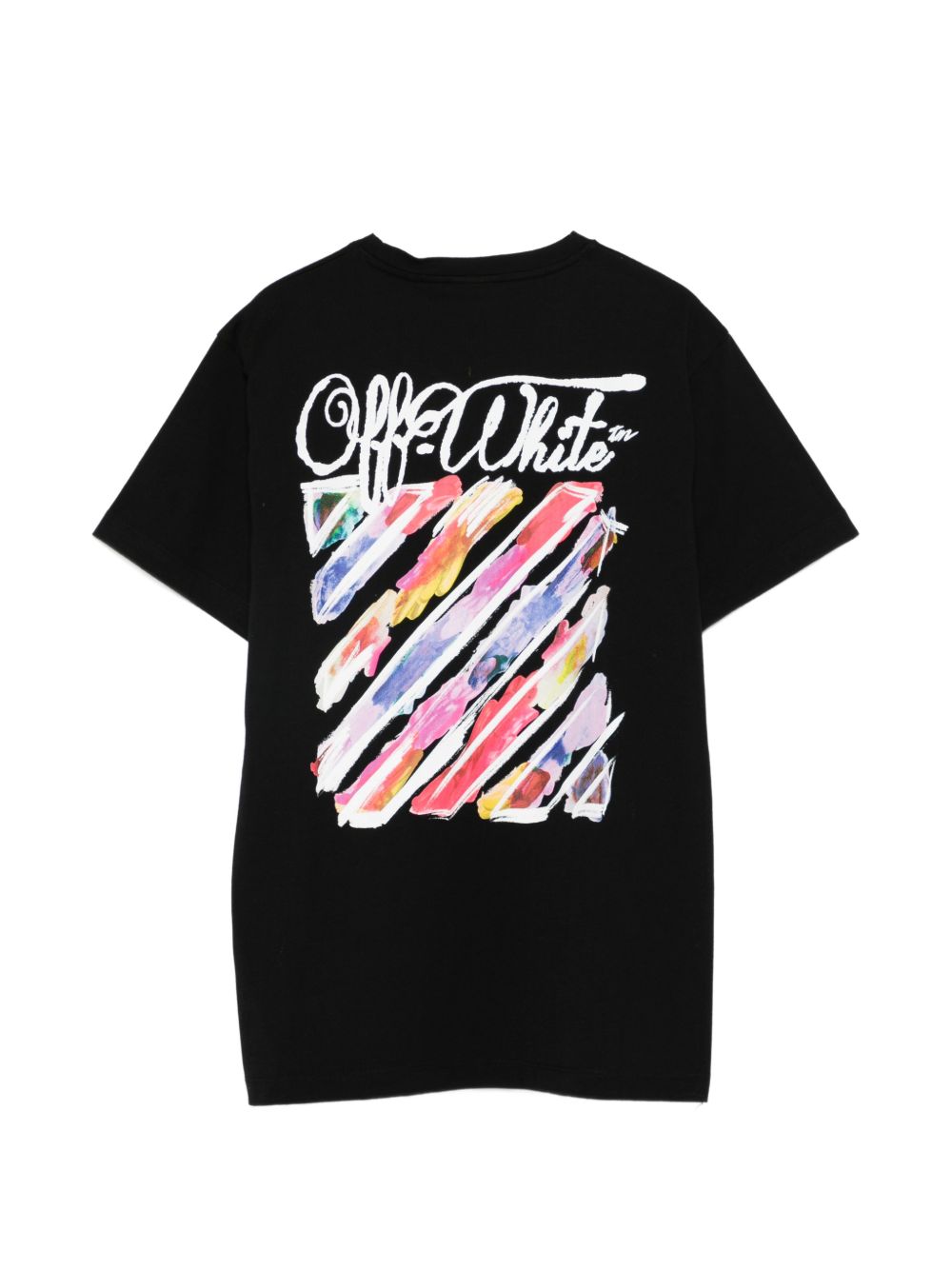 T-shirt nero per bambino OGAA001S26JER003 0001 Off White Kids 