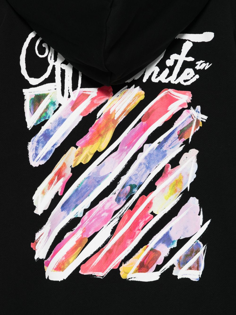 Felpa nera per bambino OGBB002S26FLE001 0001 Off White Kids 