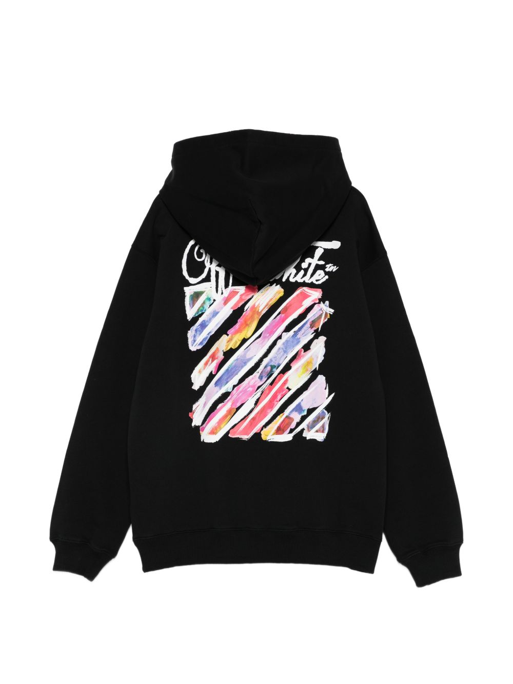 Felpa nera per bambino OGBB002S26FLE001 0001 Off White Kids 
