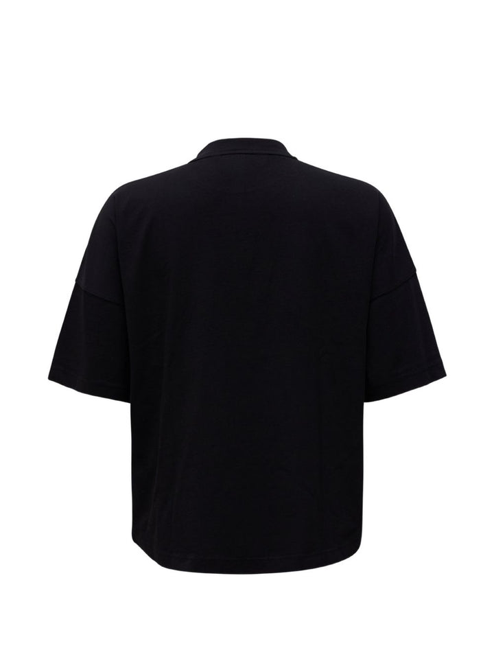 T-shirt nero per bambino PMAA10BS26JER004 1060 Palm Angels 