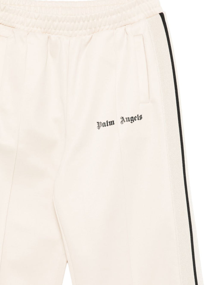 Pantalone bianco sporco per bambino PBCJ002S26FAB001 092 Palm Angels Kids 