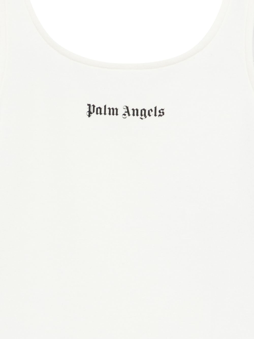Body bianco per bambina PGBD00CS26FLE001 002 Palm Angels Kids 