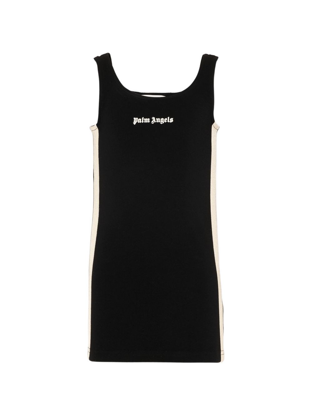 Abito nero per bambina PGCM009S26FLE001 110 Palm Angels Kids 