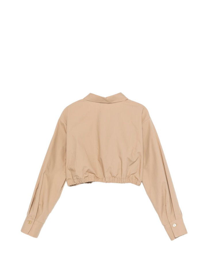 Camicia beige per bambina KFCA0330CA029 6023 Pinko Kids 