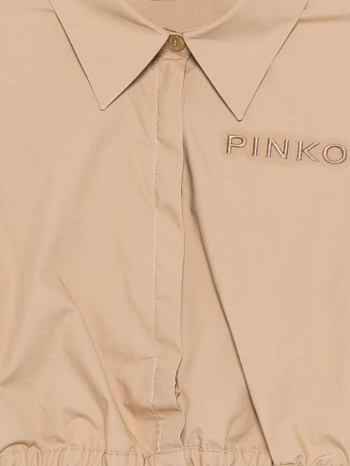 Camicia beige per bambina KFCA0330CA029 6023 Pinko Kids 