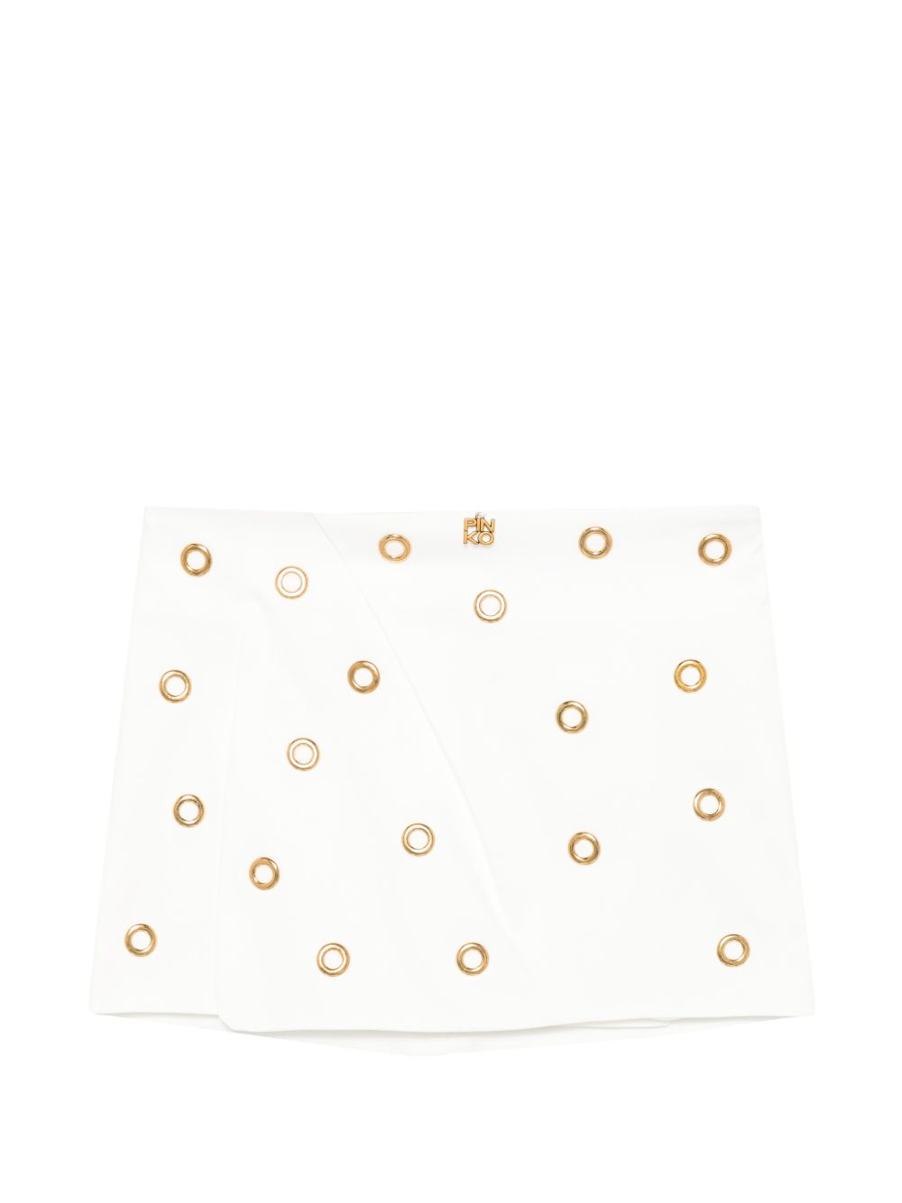 Gonna bianca per bambina KFGO0160CE01B 0065 Pinko Kids 