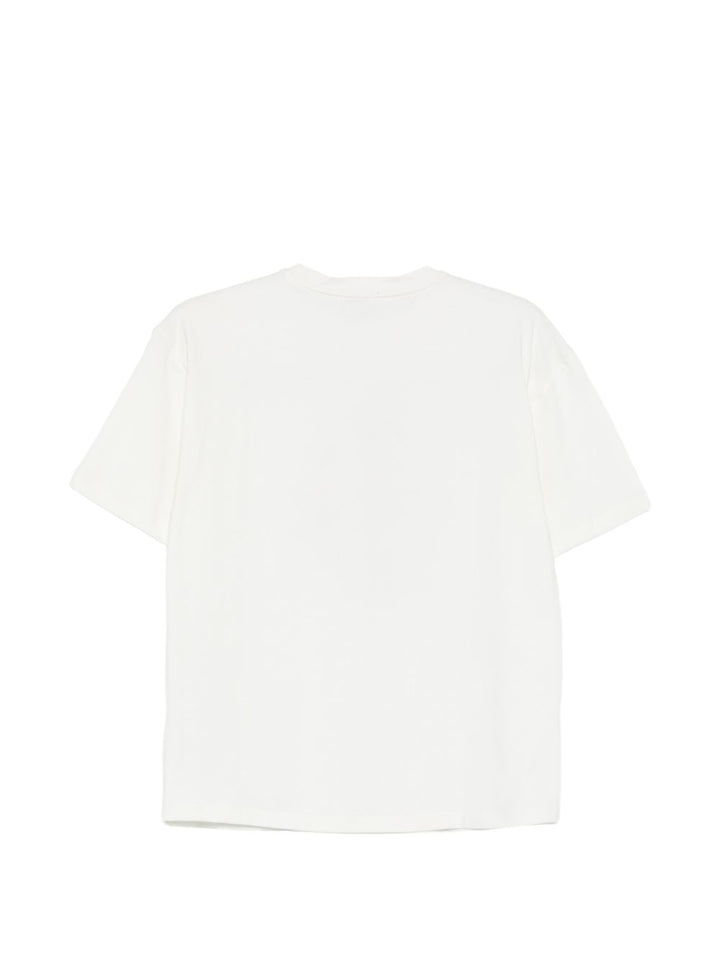 T-shirt bianco per bambina KFTS046CJE017 0972 Pinko Kids 