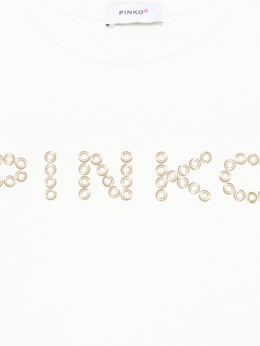 T-shirt bianco per bambina KFTS051CJE017 0998 Pinko Kids 