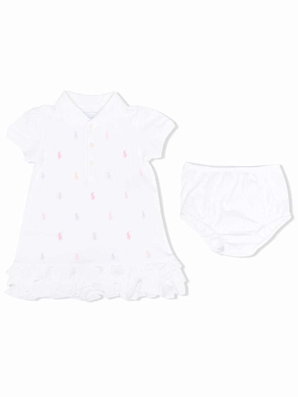 Abito bianco per neonata 310676237 002 Ralph Lauren Kids 
