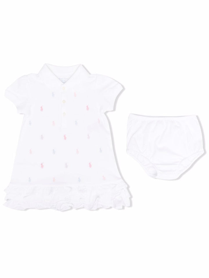 Abito bianco per neonata 310676237 002 Ralph Lauren Kids 