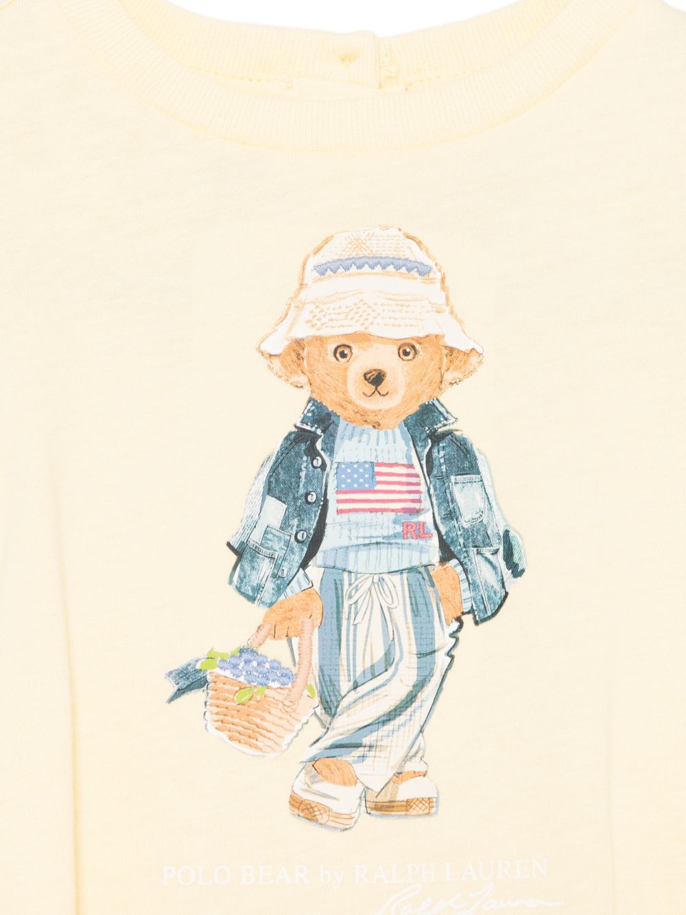 Abito giallo per neonata 310A11770 001 Ralph Lauren Kids 