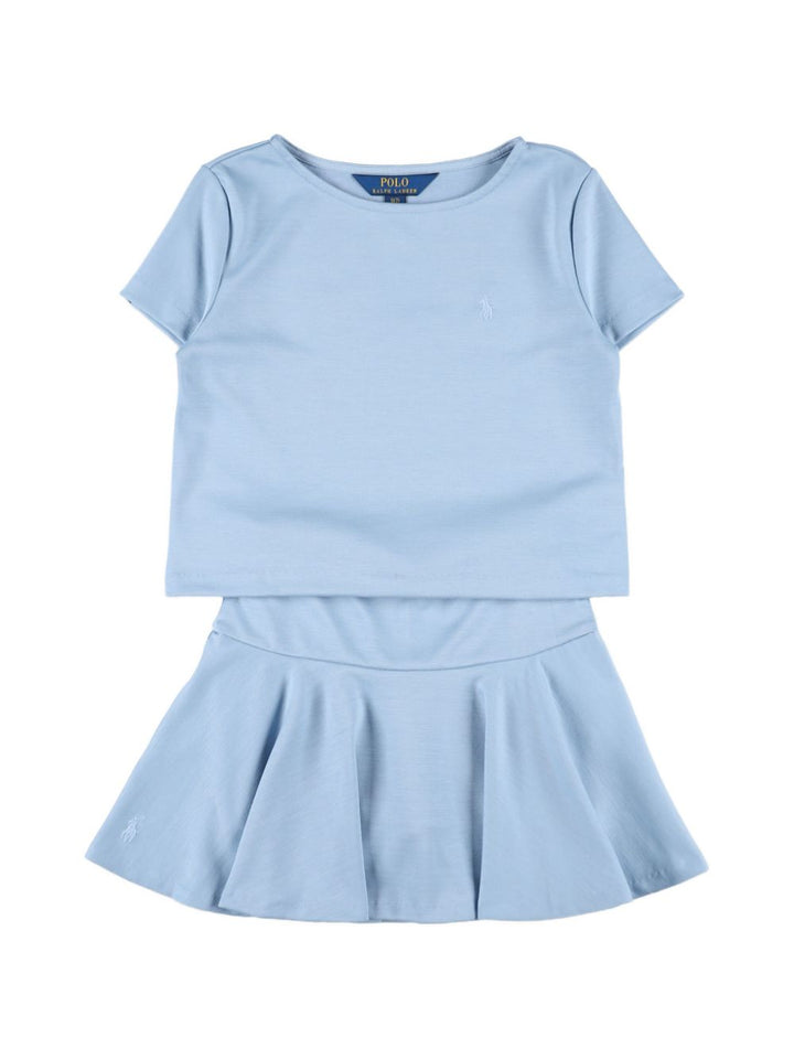 Completo celeste per bambina 312965215 501 Ralph Lauren Kids 