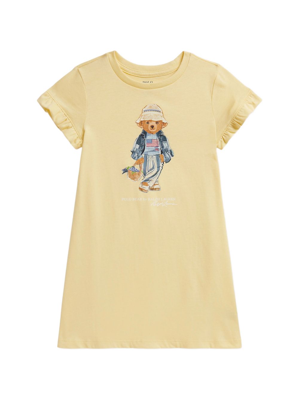 Abito giallo per bambina 312A11770 001 Ralph Lauren Kids 