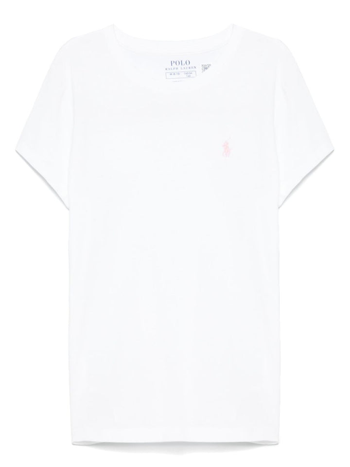 T-shirt bianca per bambina 313833549 064 Ralph Lauren Kids 