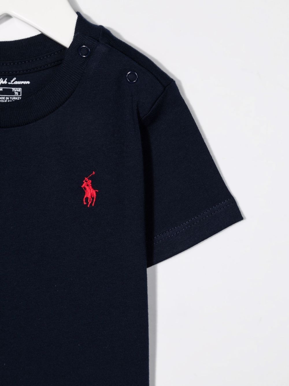 T-shirt blu navy per neonato 320832904 035 Ralph Lauren Kids 