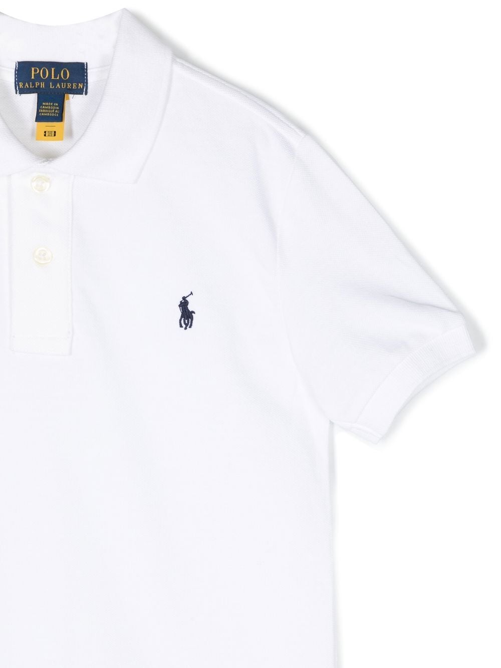 Polo bianca per bambino con logo 322603252 004 Ralph Lauren Kids 