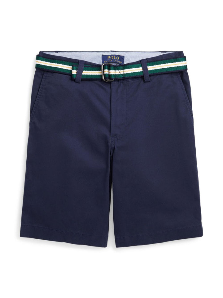 Bermuda blu per bambino con logo 322863960 003 Ralph Lauren Kids 