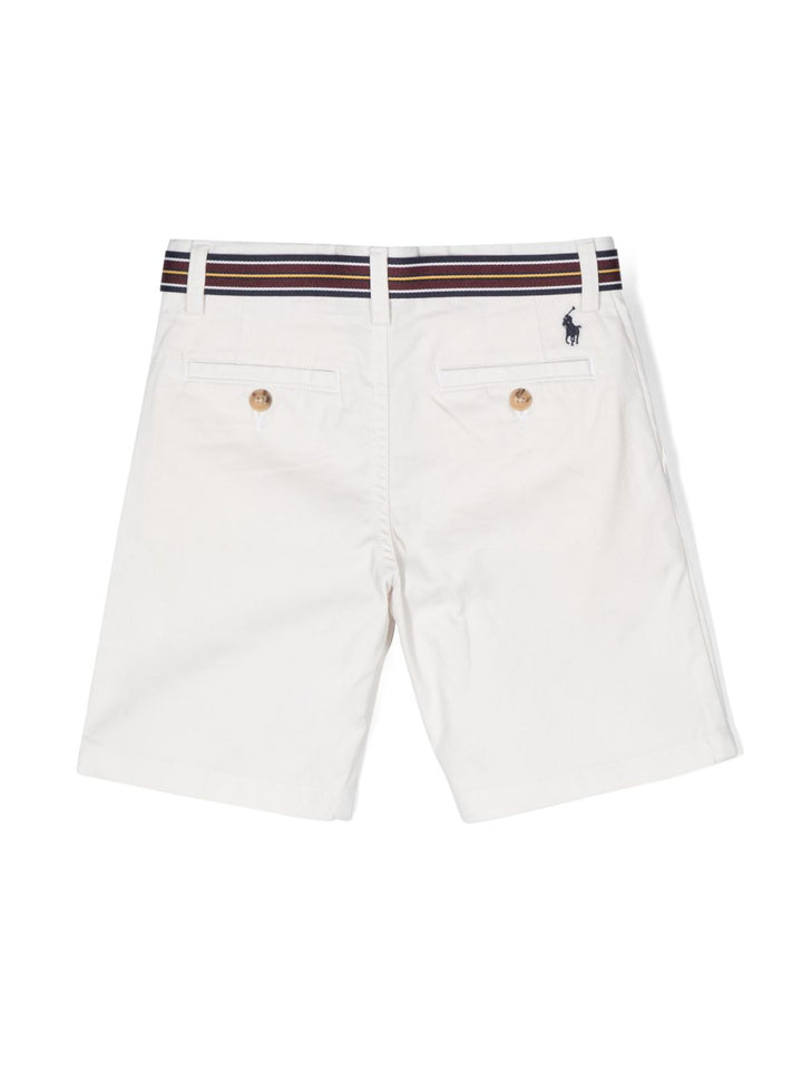Bermuda bianca per bambino 322863960 013 Ralph Lauren Kids 