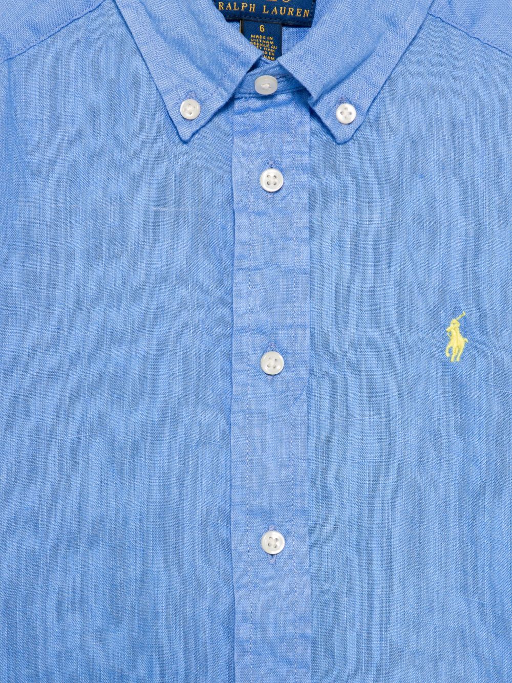 Camicia blu per bambino 323967600 001 Ralph Lauren Kids 
