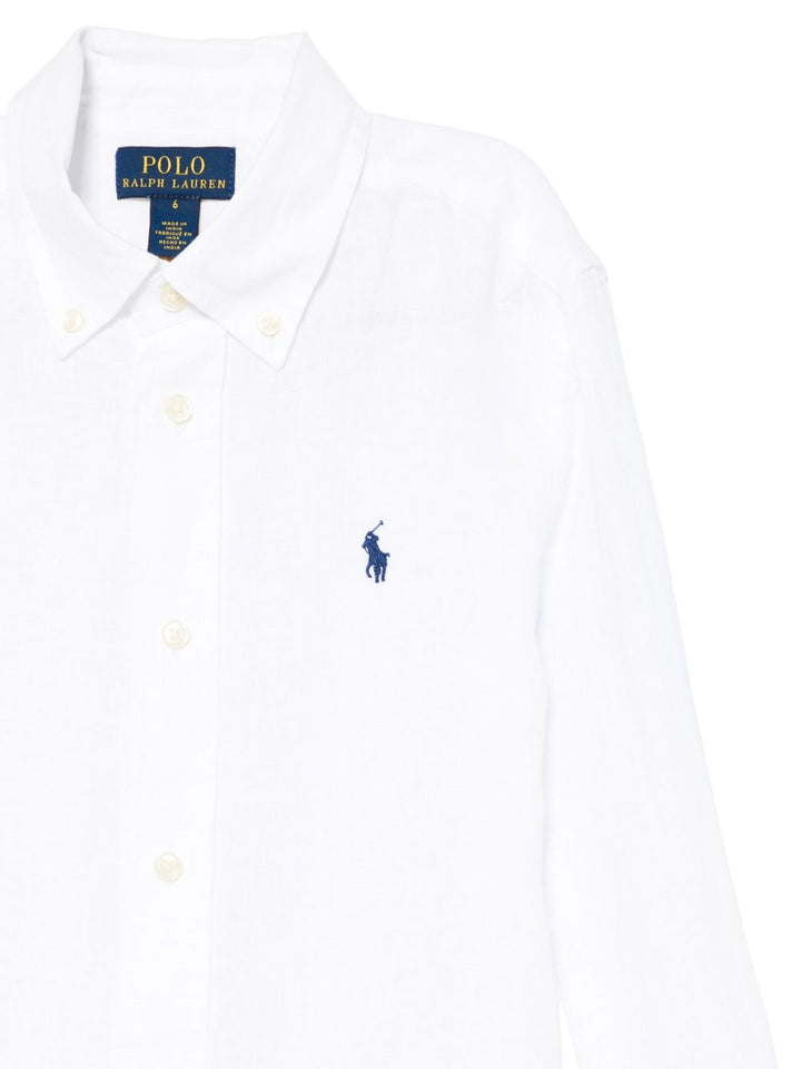 Camicia bianca per bambino 323967600 003 Ralph Lauren Kids 