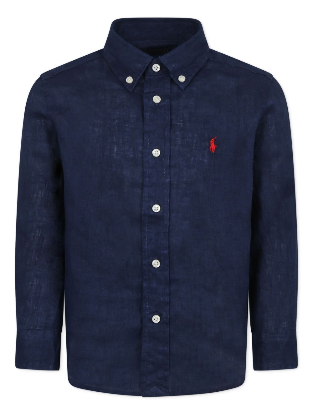 Camicia blu navy per bambino 323967600 004 Ralph Lauren Kids 