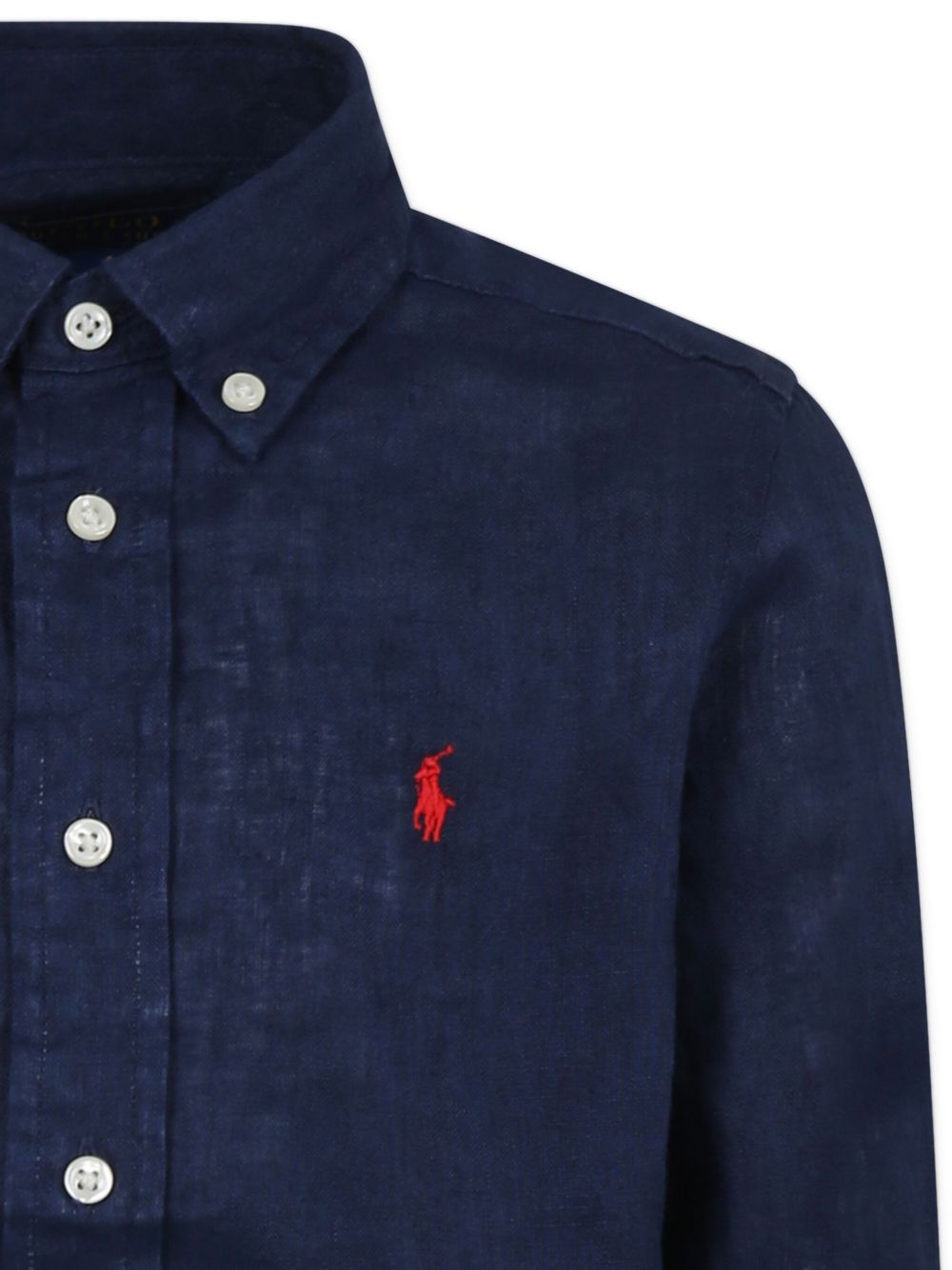 Camicia blu navy per bambino 323967600 004 Ralph Lauren Kids 