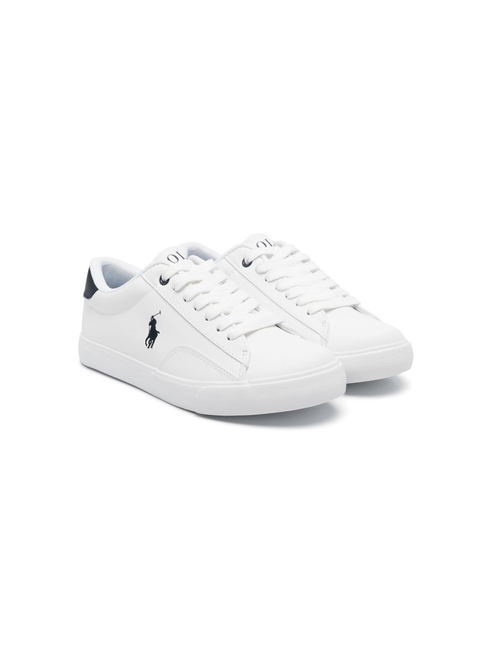 Sneakers bianche/blu per bambino RF104105 THE Ralph Lauren Kids 