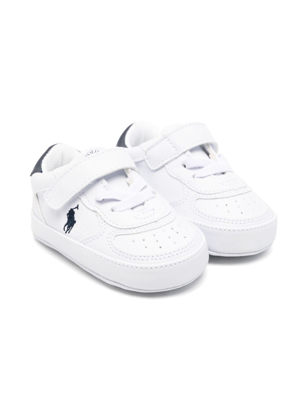 Sneakers bianche/blu per bambino RL02367103 MAS Ralph Lauren Kids 