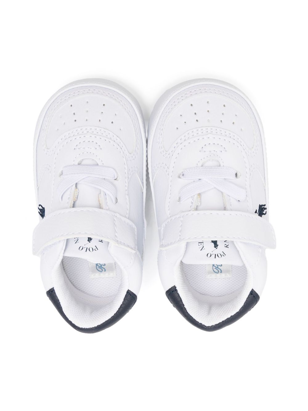 Sneakers bianche/blu per bambino RL02367103 MAS Ralph Lauren Kids 