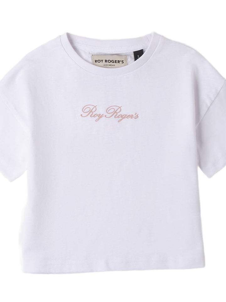 T-shirt bianca per bambina 17400 0113 Roy Rogers Kids 