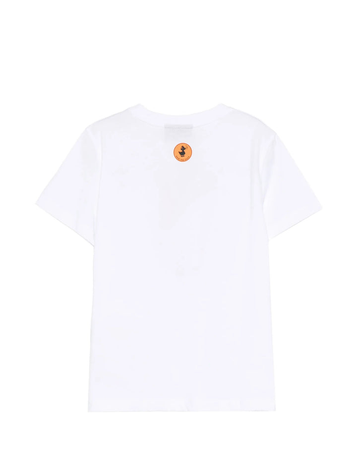 T-shirt bianca per bambino JT2788XBESY22 00000 Save The Duck Kids 