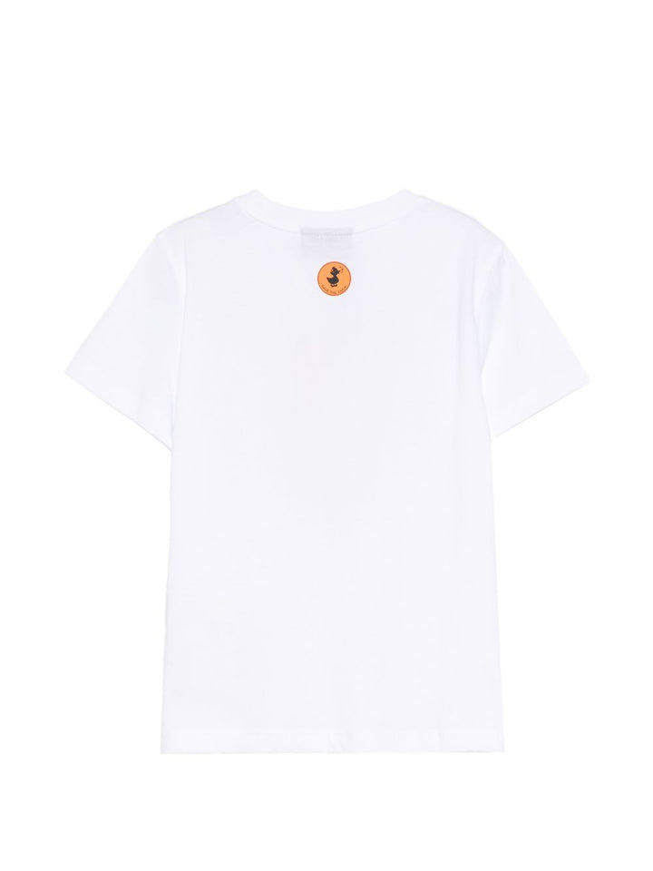 T-shirt bianca per bambino JT2788XBESY22 00000 Save The Duck Kids 