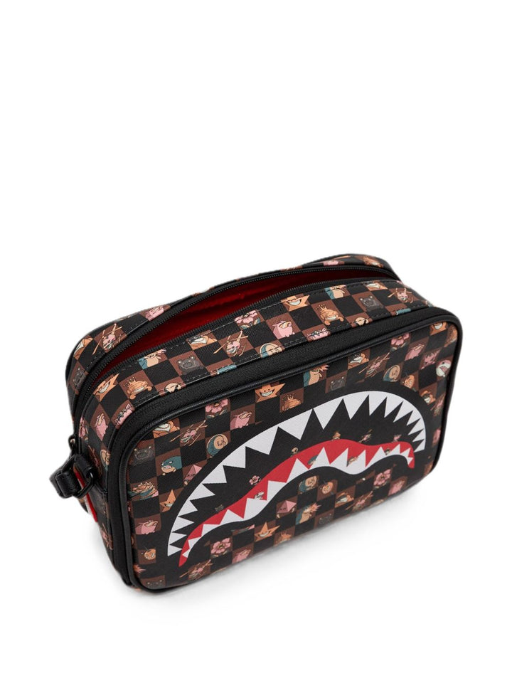 Borsa marrone/nero per bambino 910B8907 NSZ Sprayground Kid 