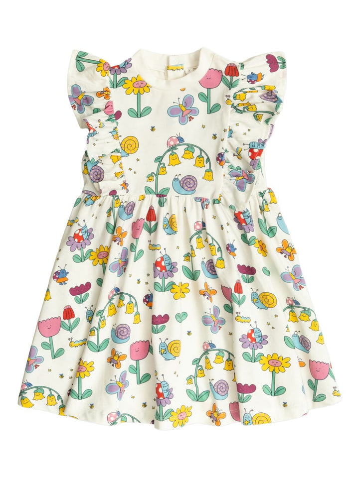 Abito bianco per neonata TY1011Z3574 101MC Stella McCartney Kids 