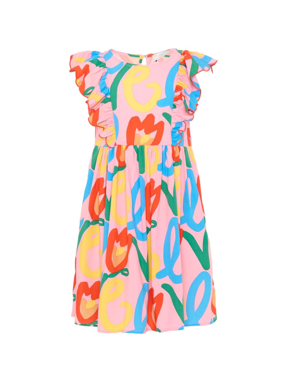 Abito rosa/multicolor per bambina TY1C32Z3437 509MC Stella McCartney Kids 