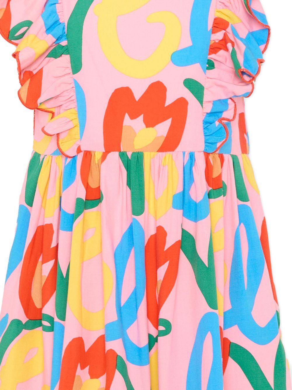 Abito rosa/multicolor per bambina TY1C32Z3437 509MC Stella McCartney Kids 