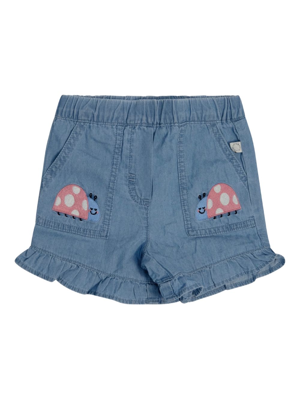 Bermuda blu per neonata TY6019Z0161 600 Stella McCartney Kids 