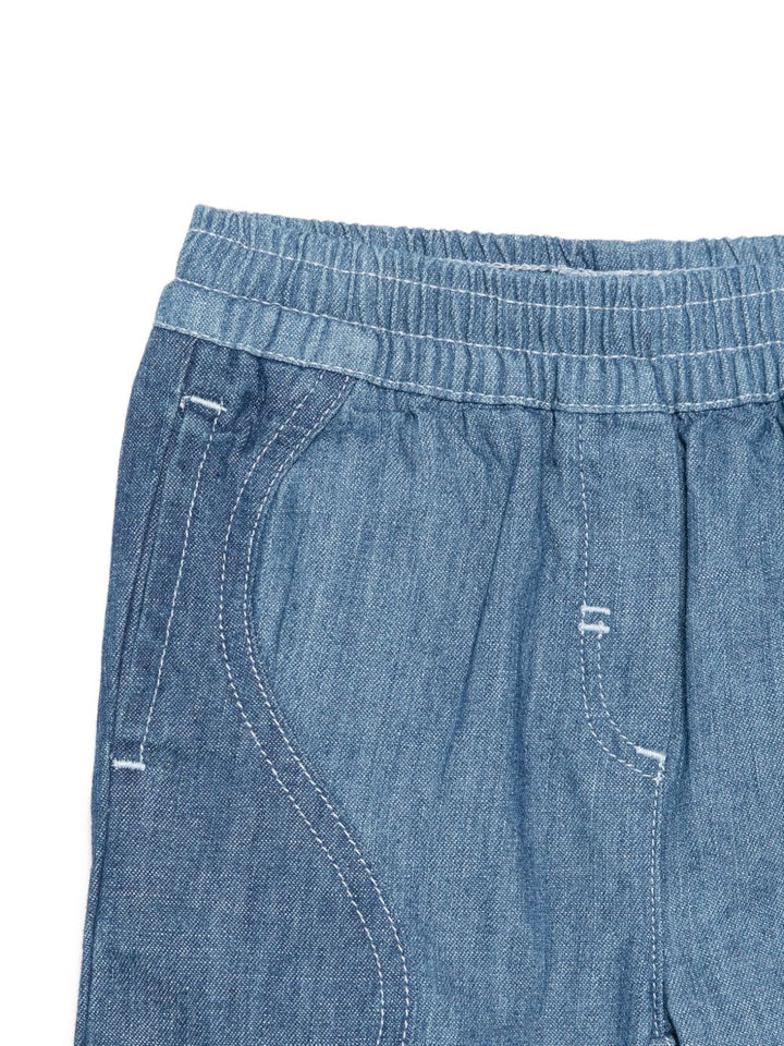 Pantalone blu per neonato TY6090Z0522 999 Stella McCartney Kids 
