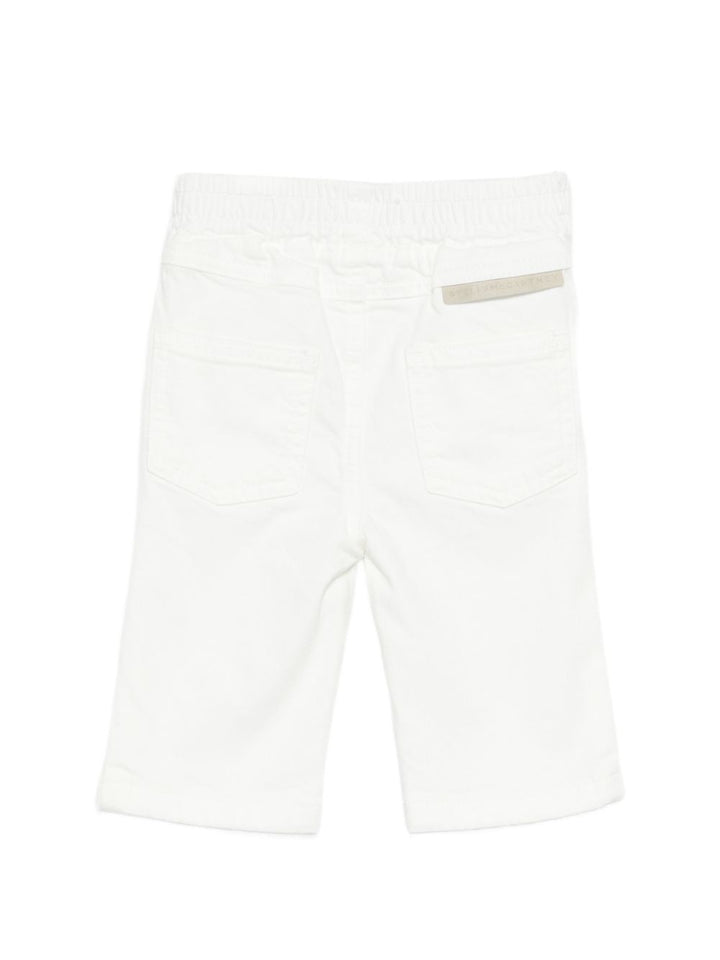 Pantalone bianco per neonata TY6150Z0156 101 Stella McCartney Kids 