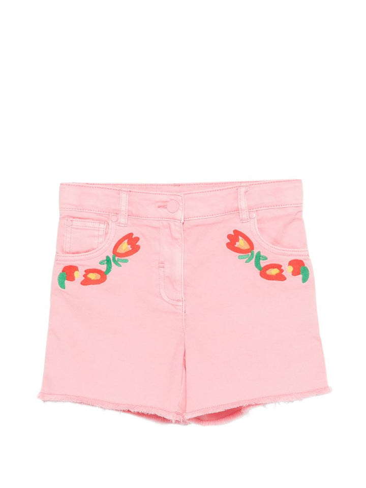Bermuda rosa per bambina TY6C69Z0156 509 Stella McCartney Kids 