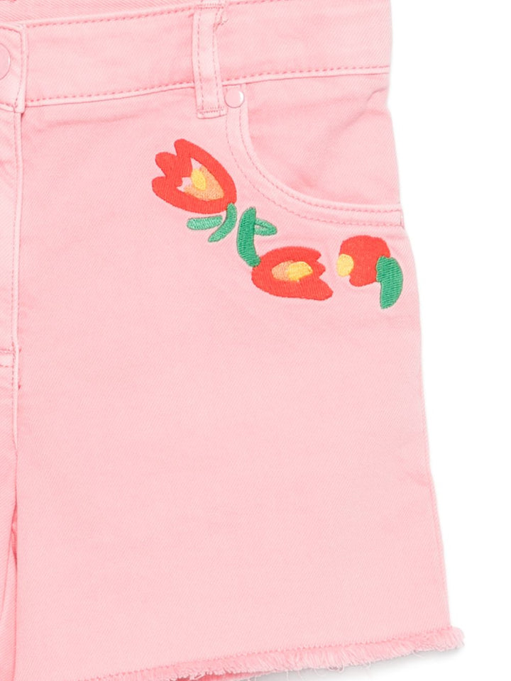 Bermuda rosa per bambina TY6C69Z0156 509 Stella McCartney Kids 