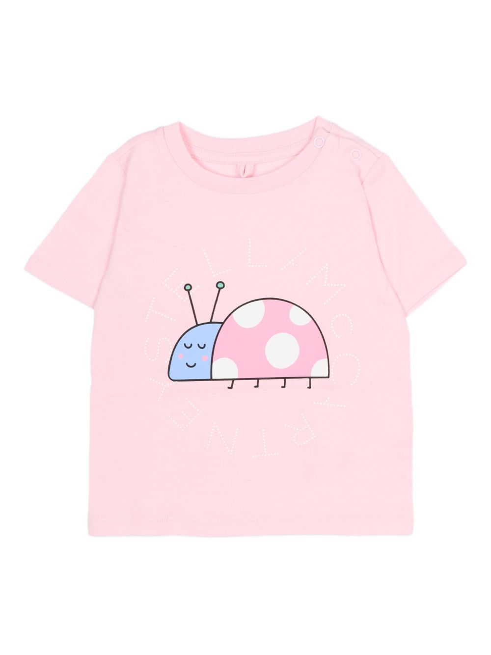 T-shirt rosa per neonata TY8021Z0434 51R Stella McCartney Kids 