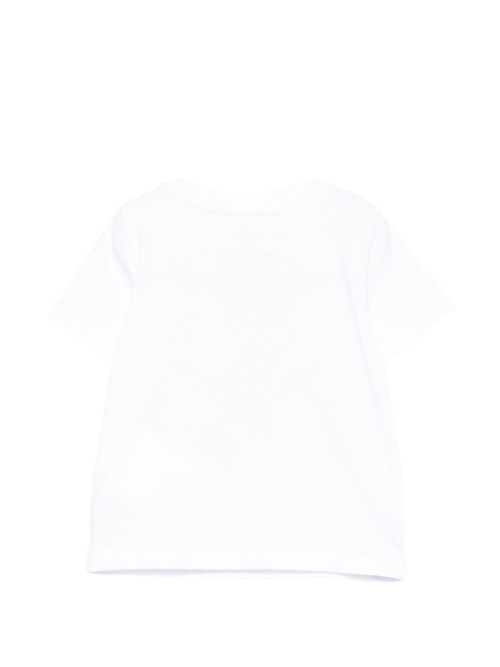 T-shirt bianca/lilla per neonata TY8051Z0434 100 Stella McCartney Kids 