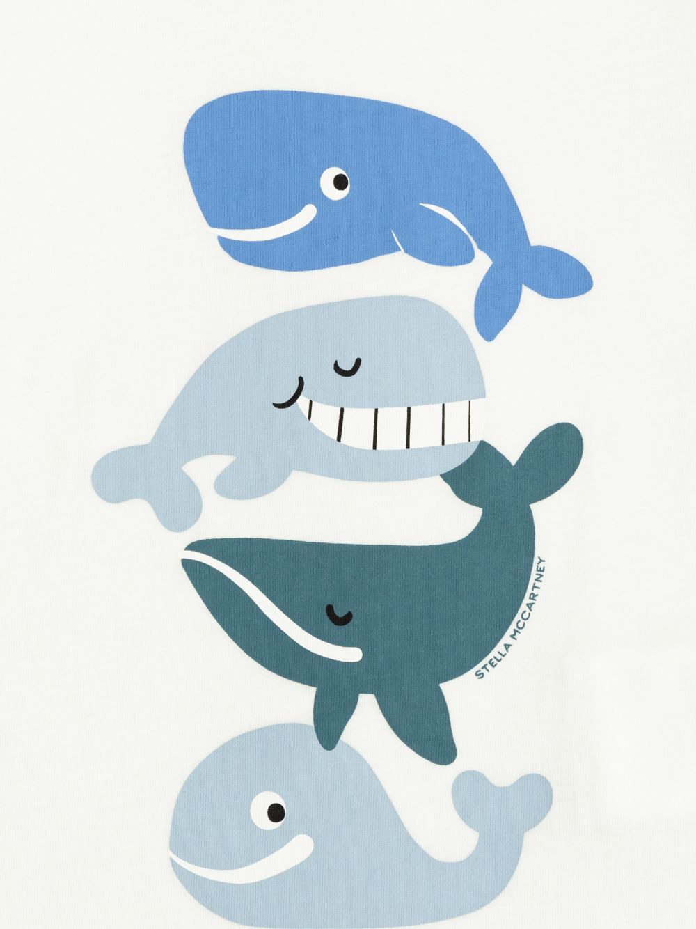 T-shirt bianca per neonato TY8570Z0434 100 Stella McCartney Kids 
