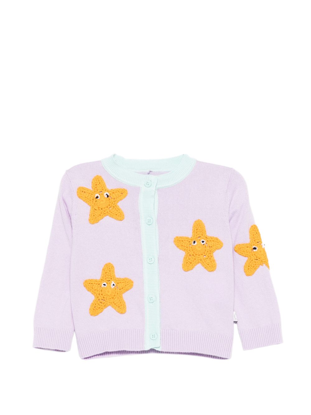 Cardigan viola/multicolore per neonata TY9110Z3622 539 Stella McCartney Kids 