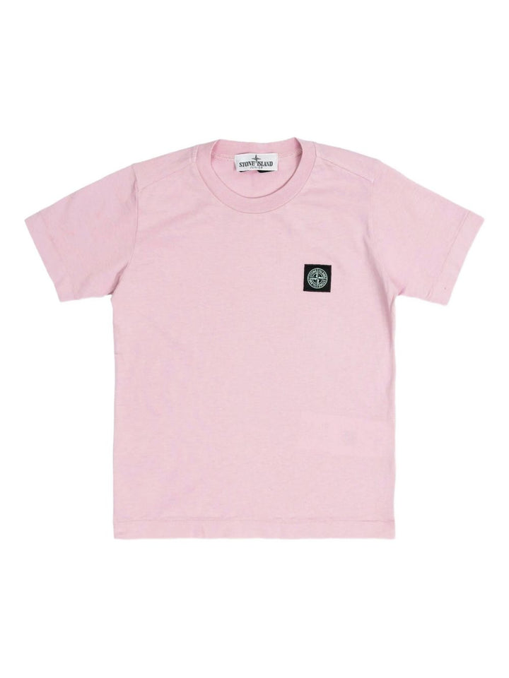 T-shirt rosa per bambino 62100002S0047 V0080 Stone Island Kids 
