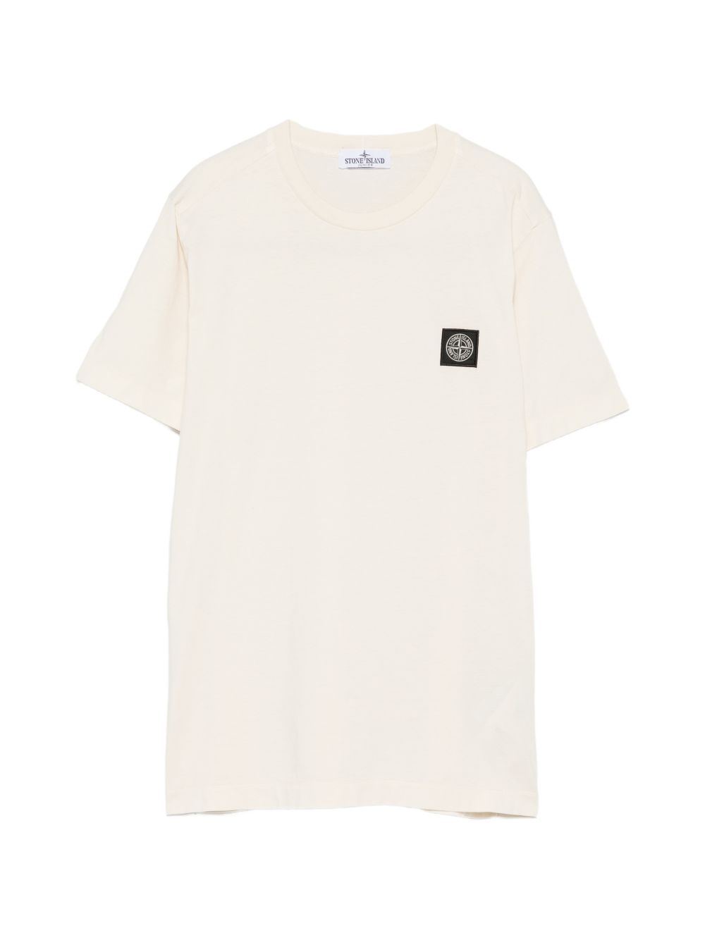T-shirt gesso beige per bambino 62100002S0047 V0097 Stone Island Kids 