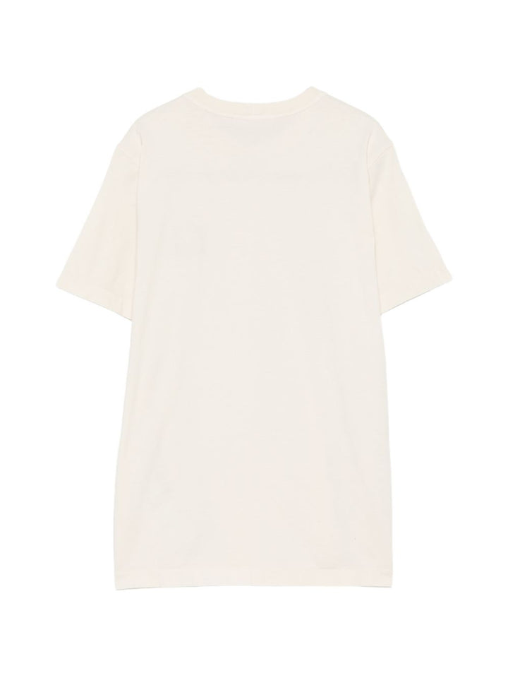 T-shirt gesso beige per bambino 62100002S0047 V0097 Stone Island Kids 