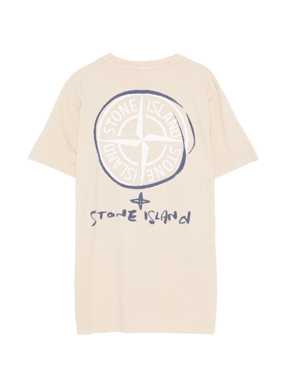 T-shirt beige per bambino 62100009S0377 V0090 Stone Island Kids 