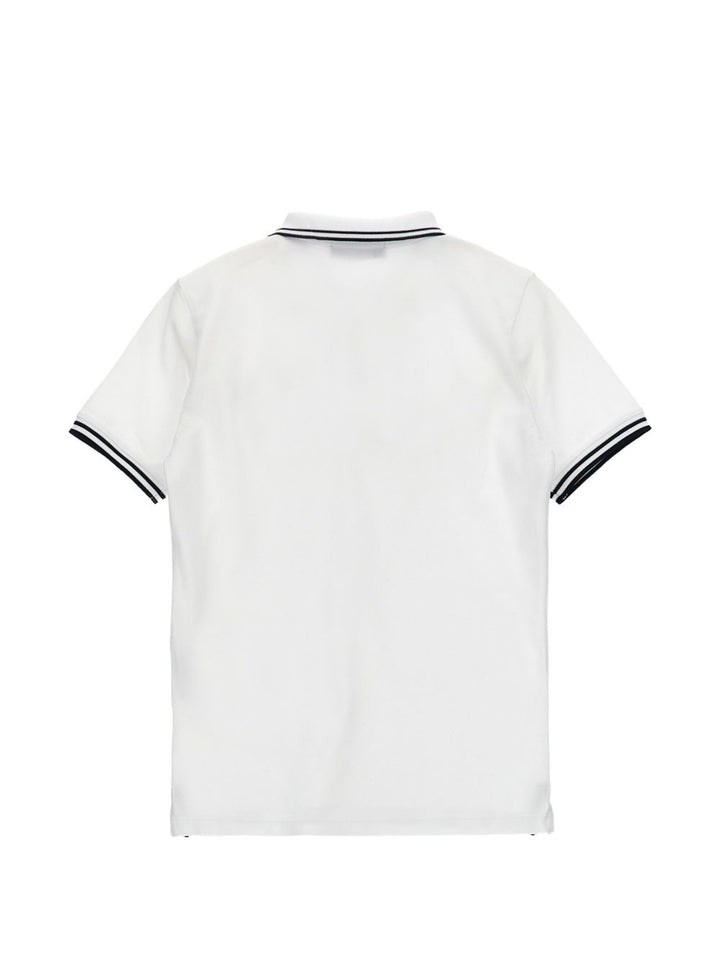 Polo bianco per bambino 62200001S0018 V1001 Stone Island Kids 